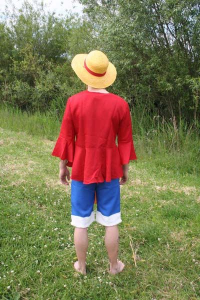 Cosplay de "Monkey D. Luffy" da série "One Piece"