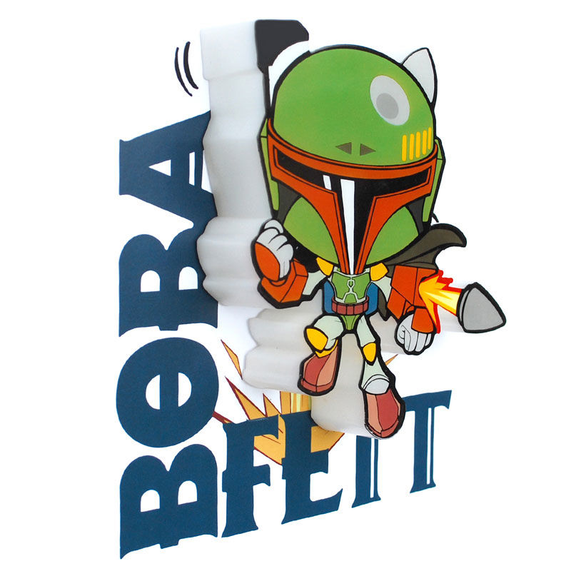 Imagen 5 - Lampara 3D Light Fx Mini Boba Fett Star Wars