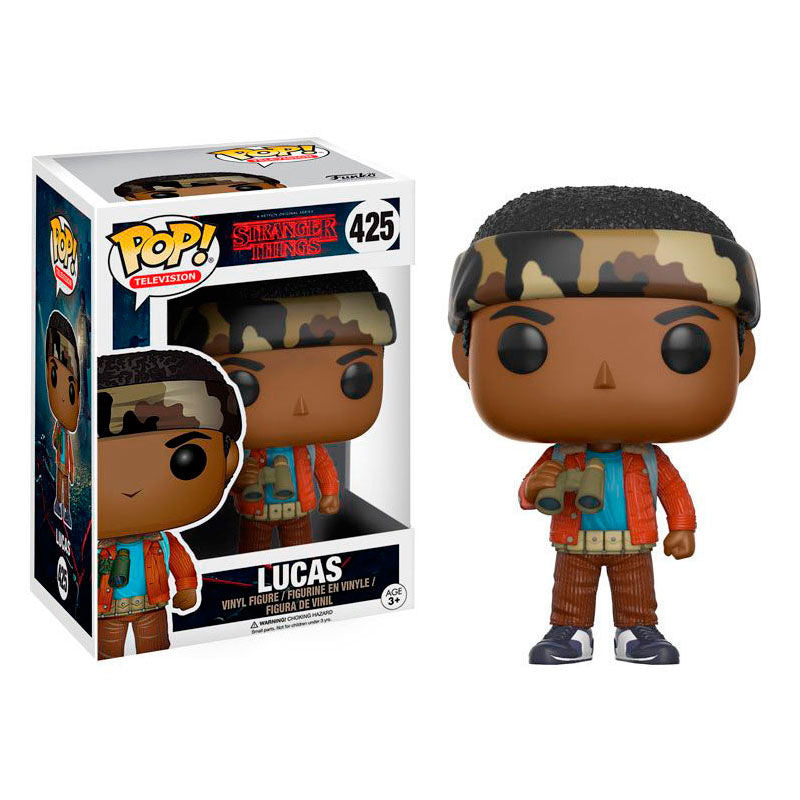 Imagen 1 de Figura Pop Stranger Things Lucas With Binoculars