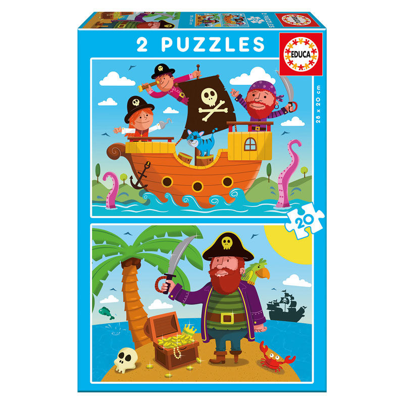 Imagen 1 de Puzzle Piratas 2X20pzs