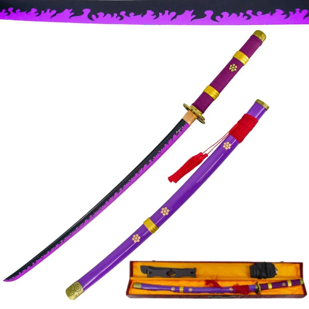 Enma Katana roxa de Zoro de One Piece S5074H