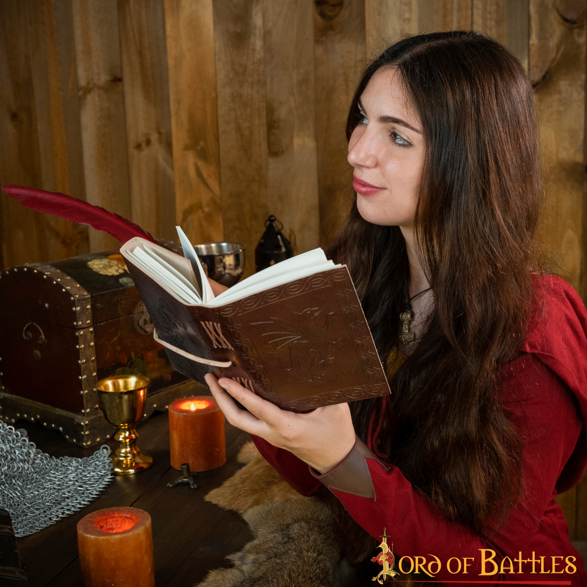 The Dragon Journal Agenda de Piel Auténtica Hecha a Mano - Imagen 6