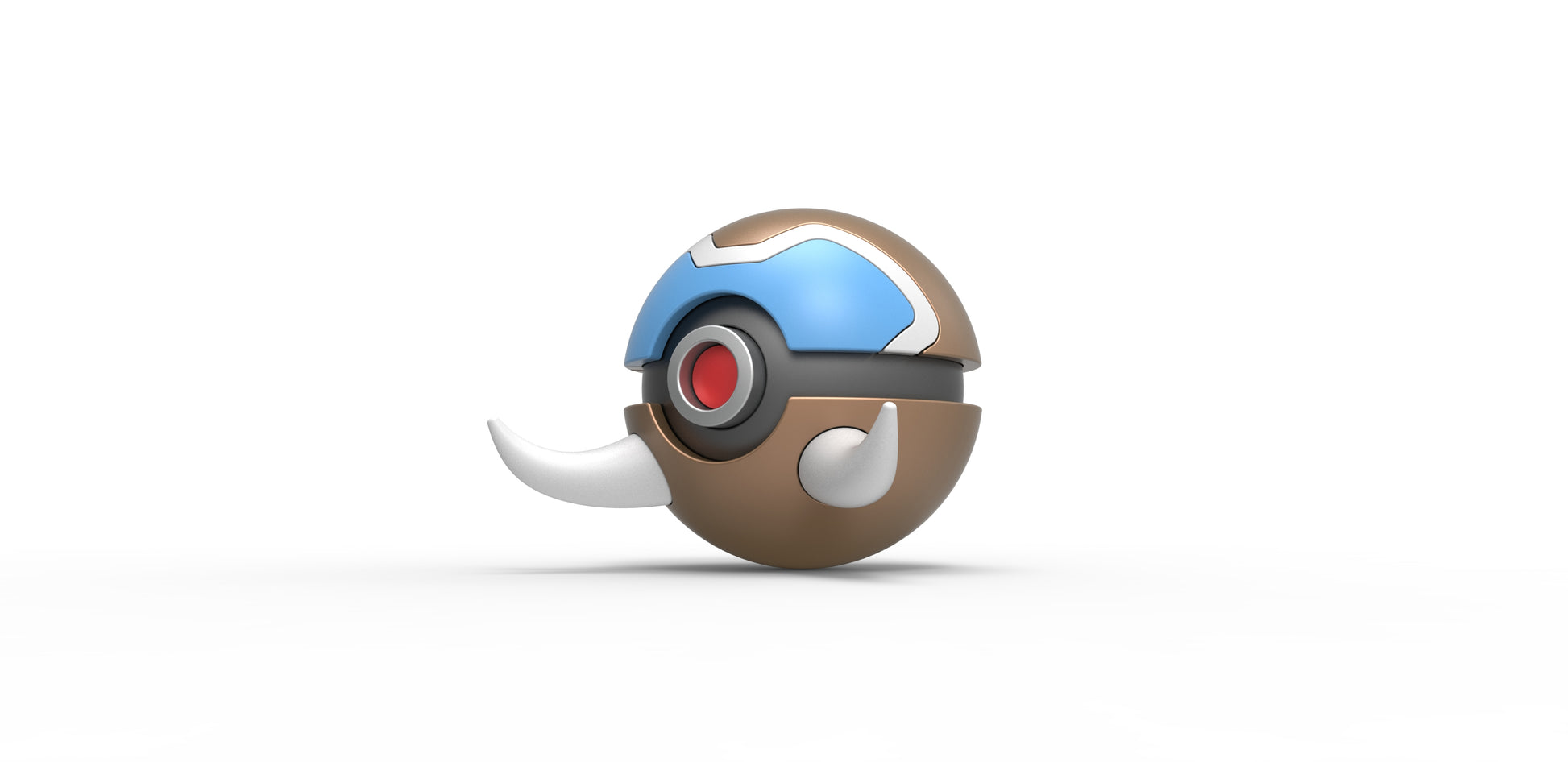 Imagen de Pokeball Artesanal Mamoswine parte de nuestra colección en Espadas y más, sitio oficial.