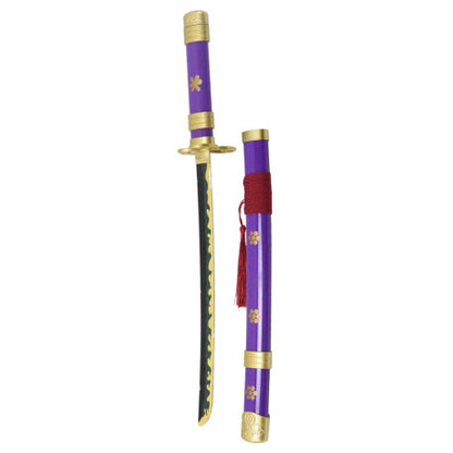 Imagen de Mini-Katana Enma Morada de Zoro de One Piece parte de nuestra colección en Espadas y más, sitio oficial.