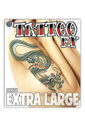 Imagen única de: Tatuaje Temporal Del Dragón Xl