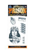 Imagen única de: Kit De Tatuaje Temporal 18 Y Life Prison