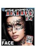 Imagen única de: Tatuaje Temporal De Cara De Encaje