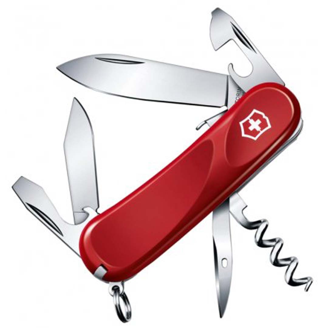 Faca multiuso Evolution S101, 12 funções, vermelha Victorinox VI-2.3603.SE