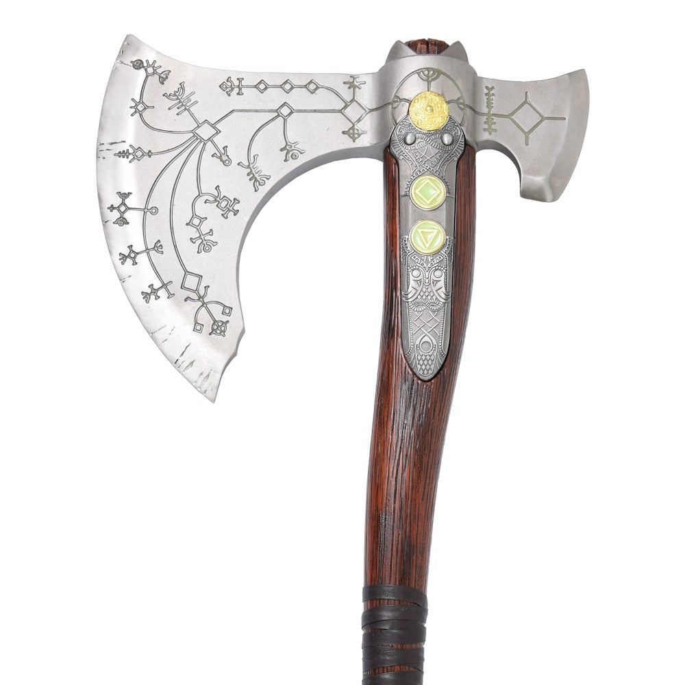 Imagen de Hacha Leviatán Kratos de acero parte de nuestra colección en Espadas y más, sitio oficial.