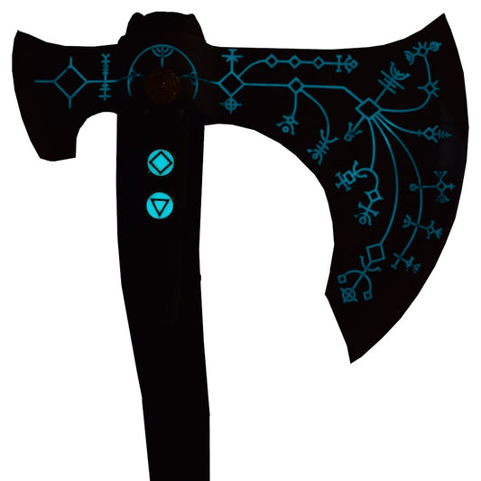 Imagen de Hacha Leviatán Kratos de acero parte de nuestra colección en Espadas y más, sitio oficial.