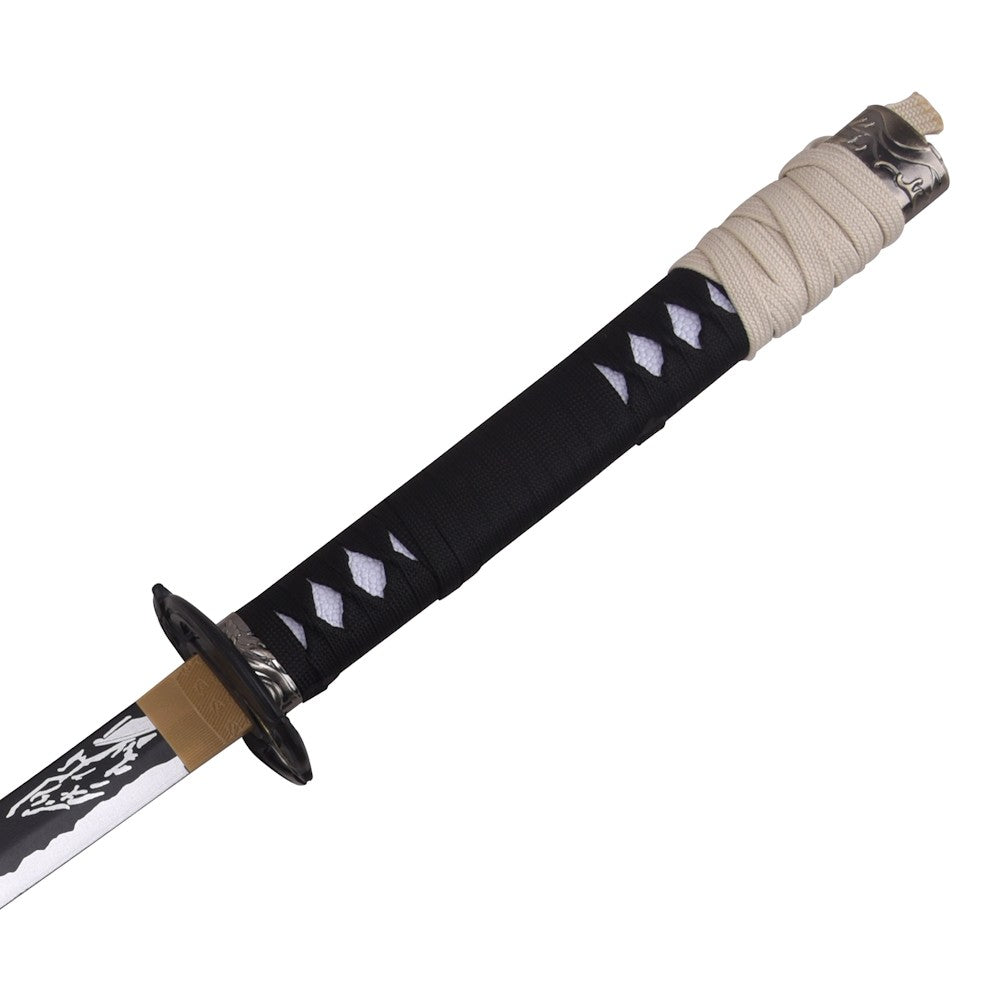 Katana Decorativa de Bambú Hoja del Lobo de Atsu de Ghost of Yotei