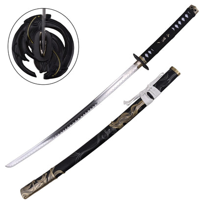 Katana Decorativa Los Lobos Gemelos - Ghost of Yotei