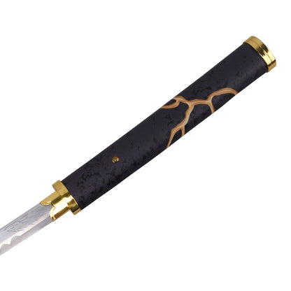 Katana Decorativa con Hoja de Acero Gilded Night de Ghost of Yotei