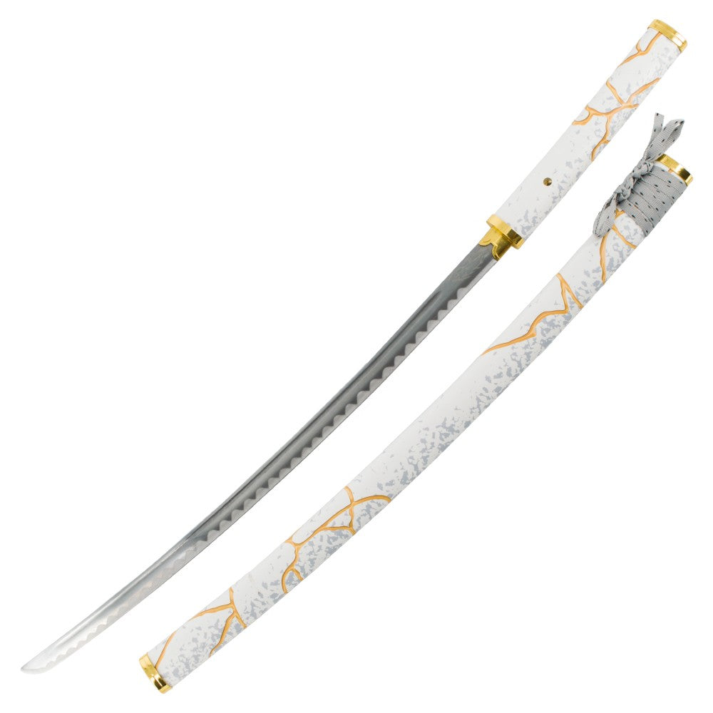 Katana Decorativa Con Hoja de Acero Gilded Dawn de Ghost of Yotei