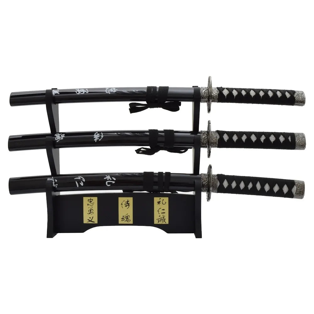 Set de 3 Tantos Decorativos de 44 cm – El Último Samurái