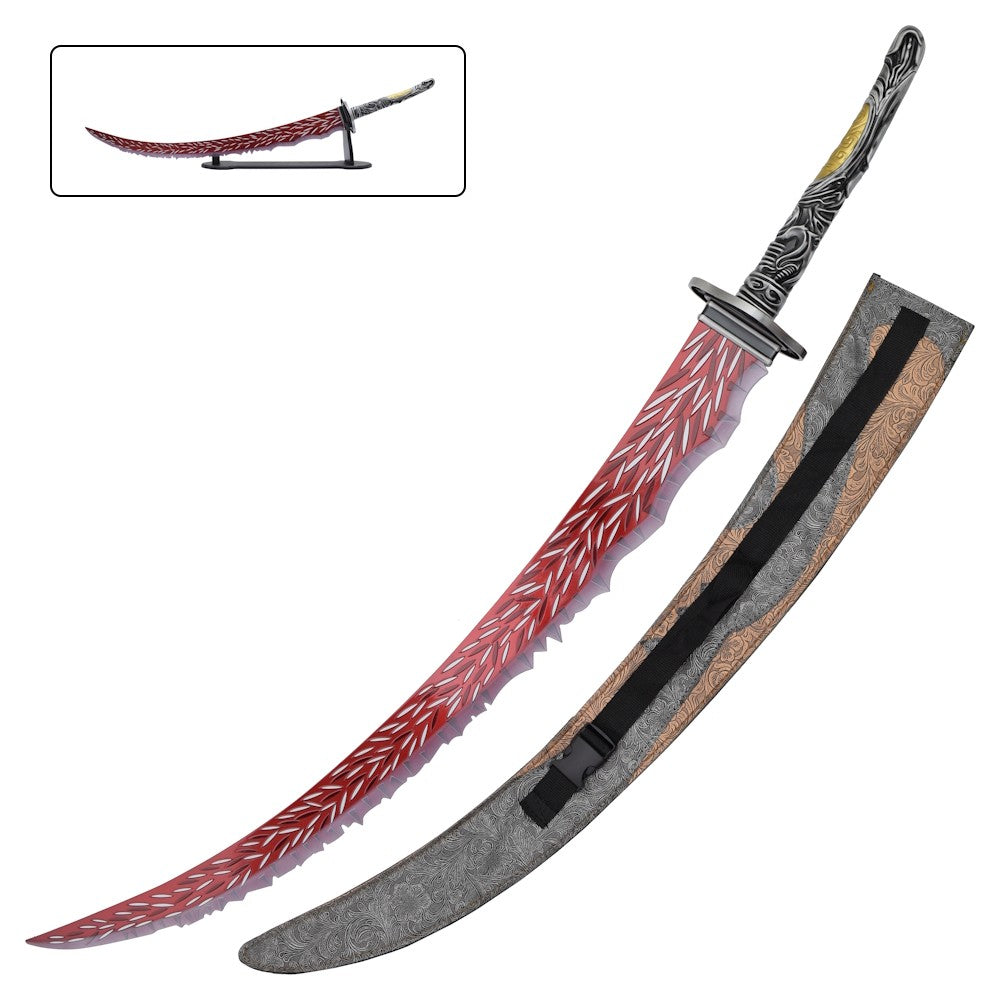 Decorative Great Katana of the Dragon Hunter from Elden Ring 