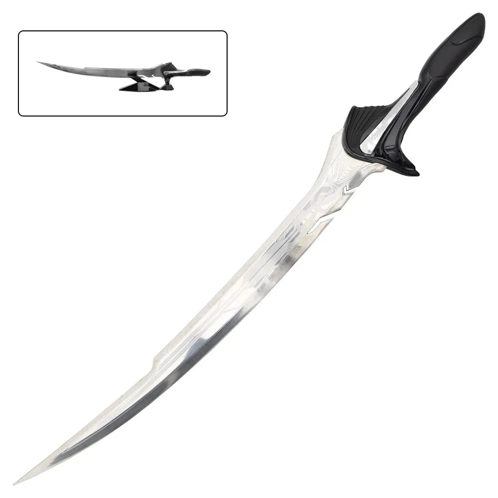 Espada Decorativa de Alita – Réplica de la Hoja de Damasco del Ángel de Combate