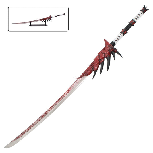 Espada Decorativa Hoja Wyvern de Rathalos Sangre I - Monster Hunter