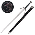 Espada Decorativa Plata Serpentina de Geralt - The Witcher 3