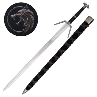 Espada Decorativa Plata Serpentina de Geralt - The Witcher 3