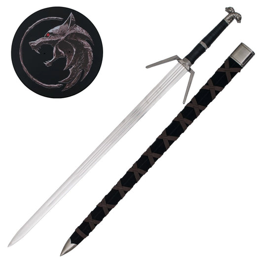 Geralt's Serpentine Silver Decorative Sword - The Witcher 3