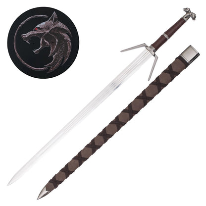 Espada Decorativa Plata Serpentina de Geralt - The Witcher 3