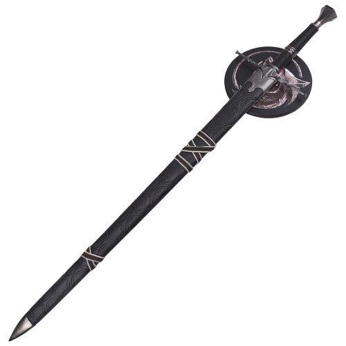 Espada Decorativa de Acero de Geralt - Escuela del Lobo - The Witcher 3