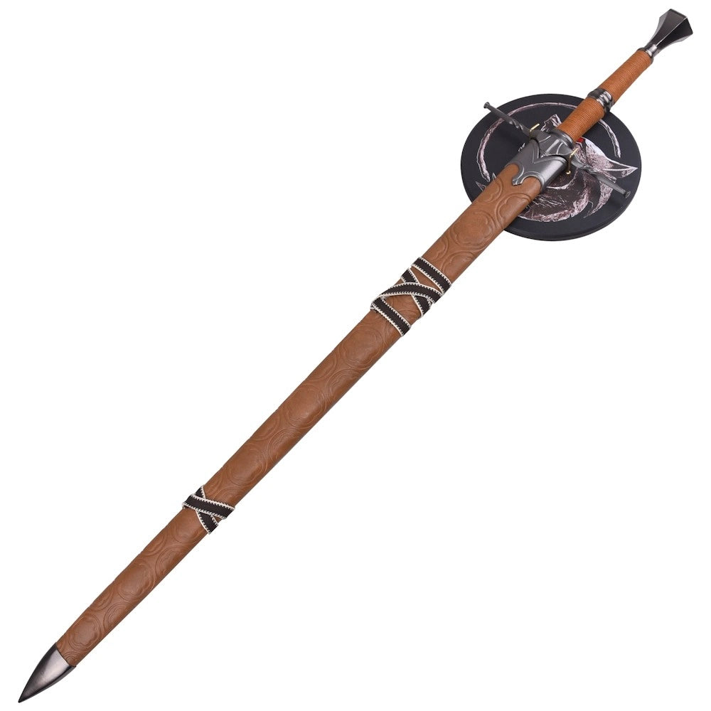 Espada Decorativa de Acero de Geralt - Escuela del Lobo - The Witcher 3