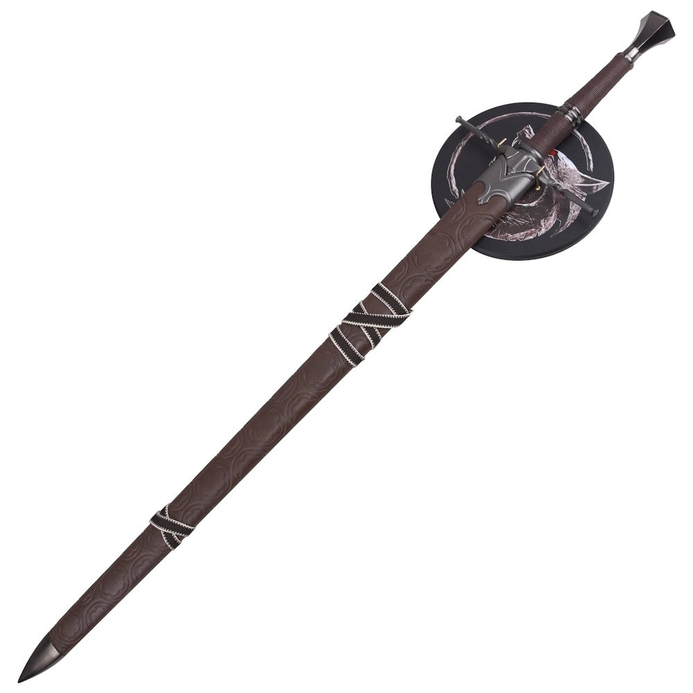 Espada Decorativa de Acero de Geralt - Escuela del Lobo - The Witcher 3