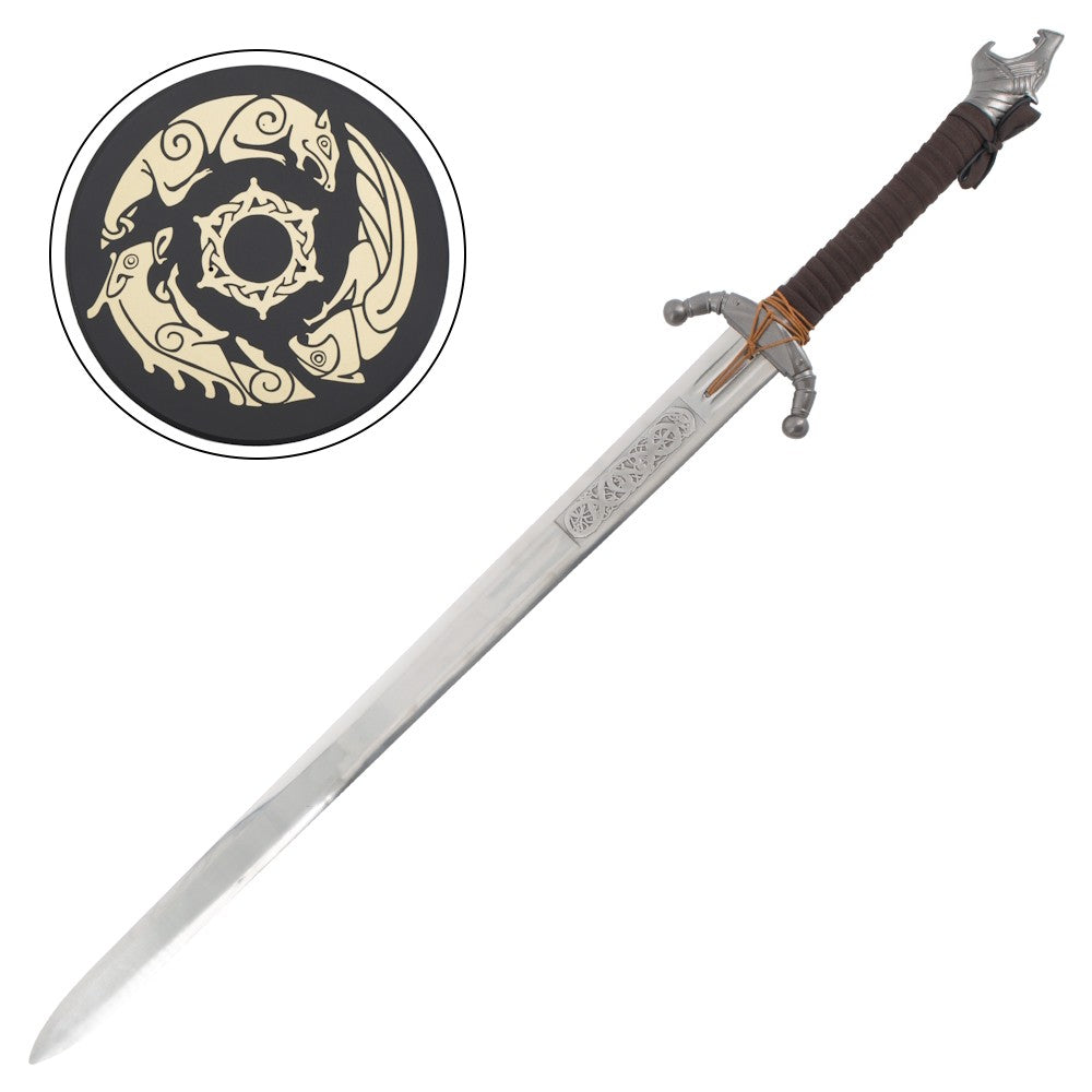 Espada Decorativa de Acero Espada del Lobo Gris de Crimson Desert