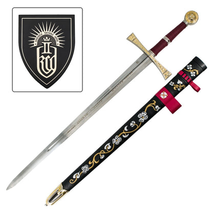 Espada Decorativa Kingdom Come Deliverance con Vaina y Soporte