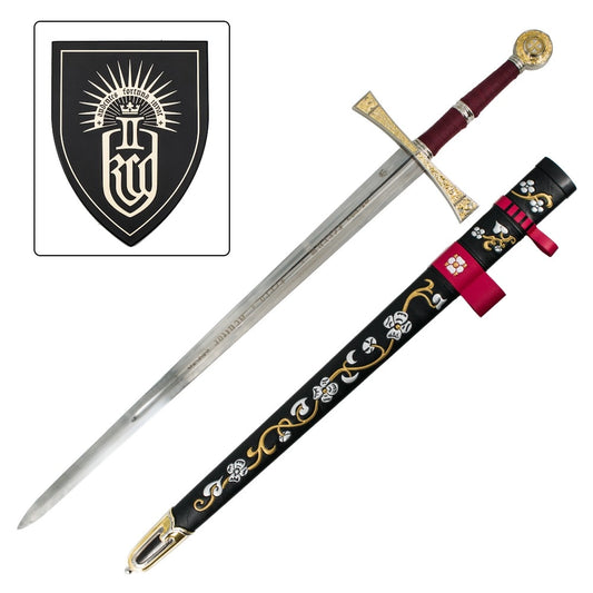 Espada Decorativa Kingdom Come Deliverance con Vaina y Soporte