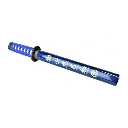 Tanto Decorativo Japonés con Funda de Madera – Negro, Azul, Rojo y Blanco 42.5 cm