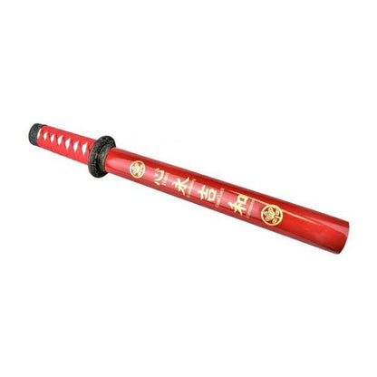Tanto Decorativo Japonés con Funda de Madera – Negro, Azul, Rojo y Blanco 42.5 cm