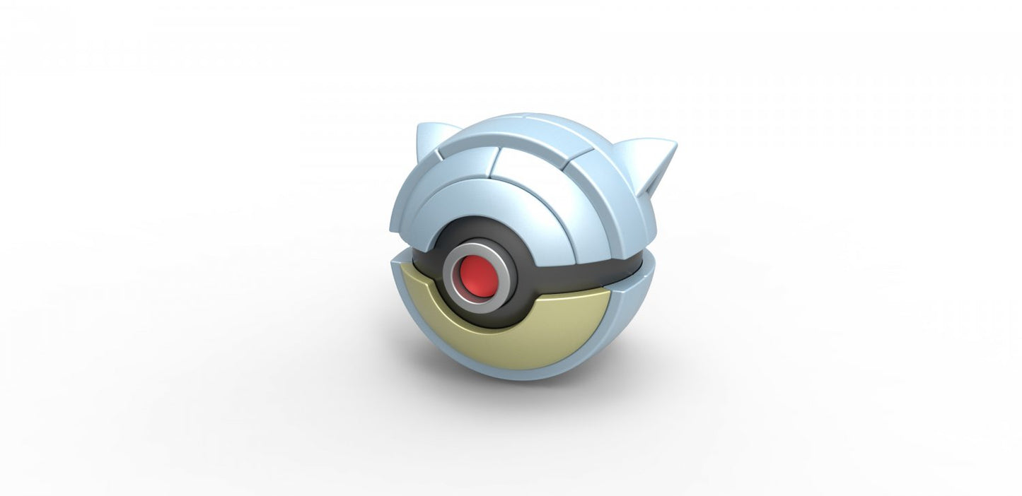Imagen de Pokeball Artesanal Sandshdrew parte de nuestra colección en Espadas y más, sitio oficial. Esta imagen describe  pokeball