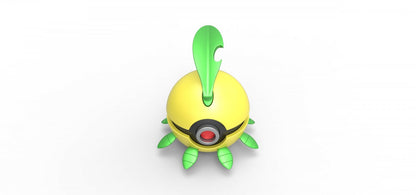Imagen de Pokeball Artesanal de Bayleef parte de nuestra colección en Espadas y más, sitio oficial. Esta imagen describe  pokeball