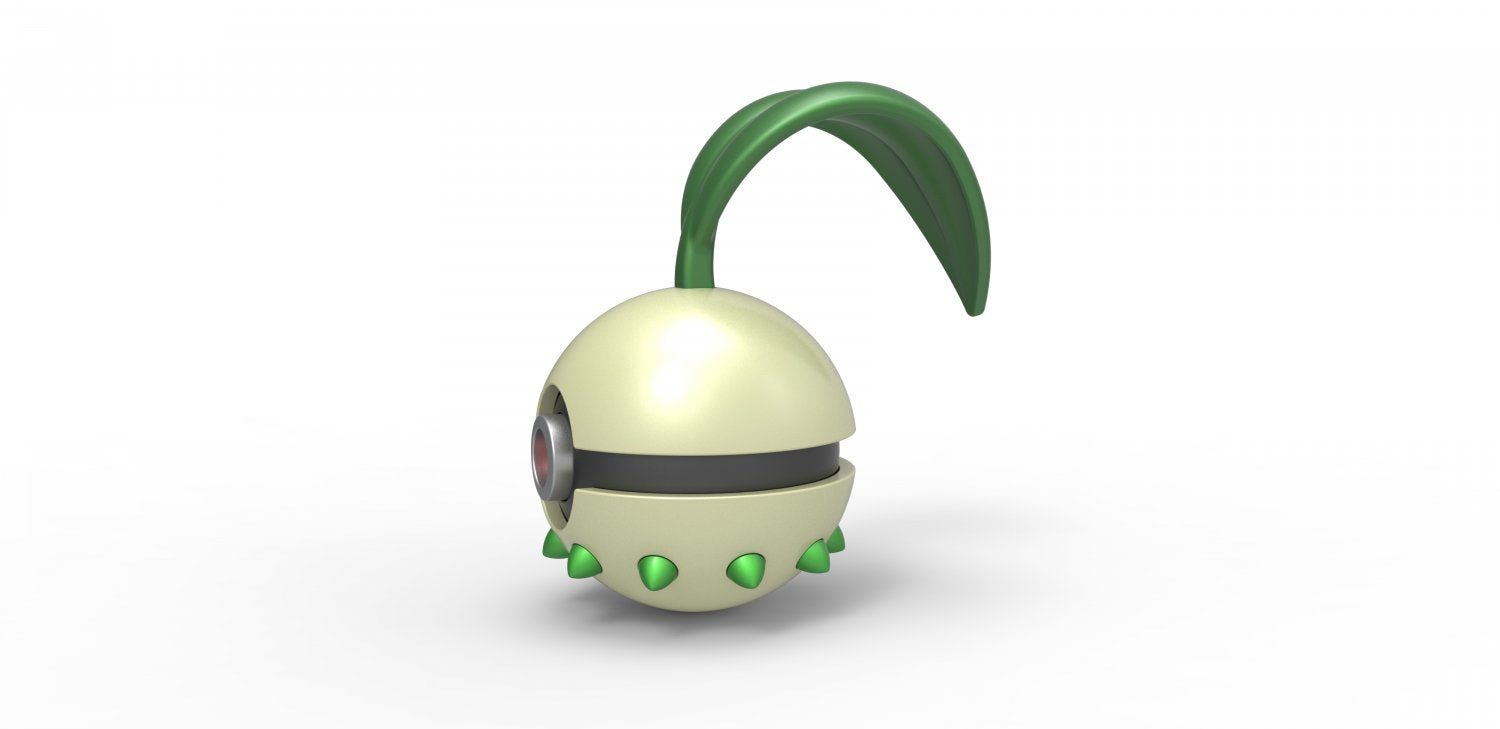 Imagen de Pokeball Artesanal Chikorita parte de nuestra colección en Espadas y más, sitio oficial.
