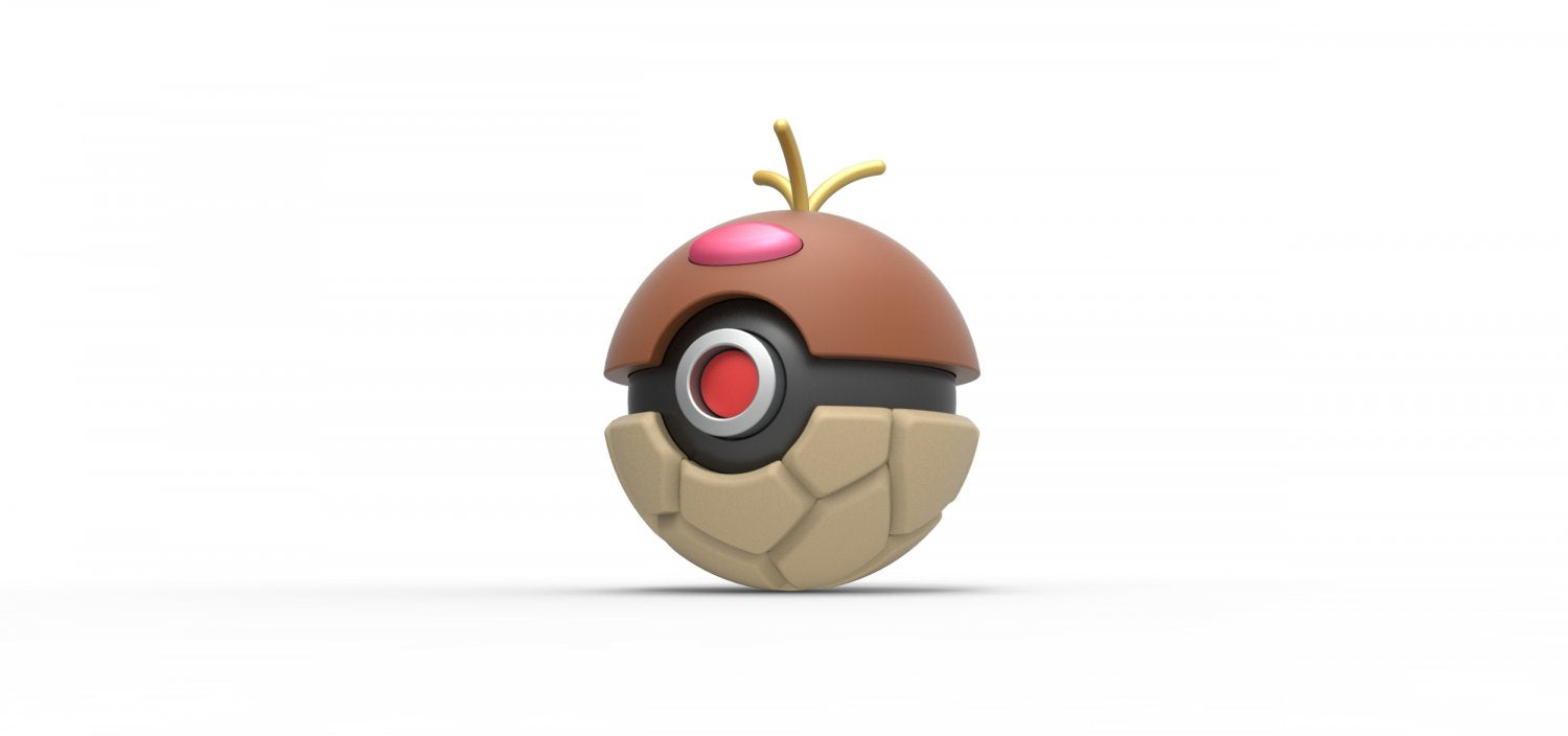 Imagen de Pokeball Artesanal de Diglett parte de nuestra colección en Espadas y más, sitio oficial. Esta imagen describe  pokeball
