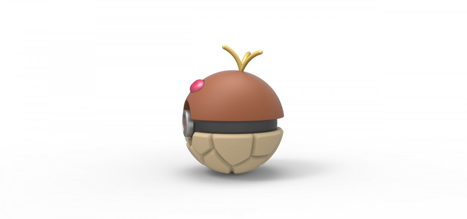 Imagen de Pokeball Artesanal de Diglett parte de nuestra colección en Espadas y más, sitio oficial. Esta imagen describe  pokeball