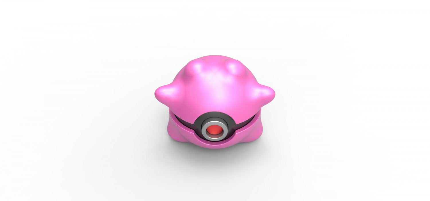 Imagen de Pokeball Artesanal Ditto parte de nuestra colección en Espadas y más, sitio oficial. Esta imagen describe  pokeball