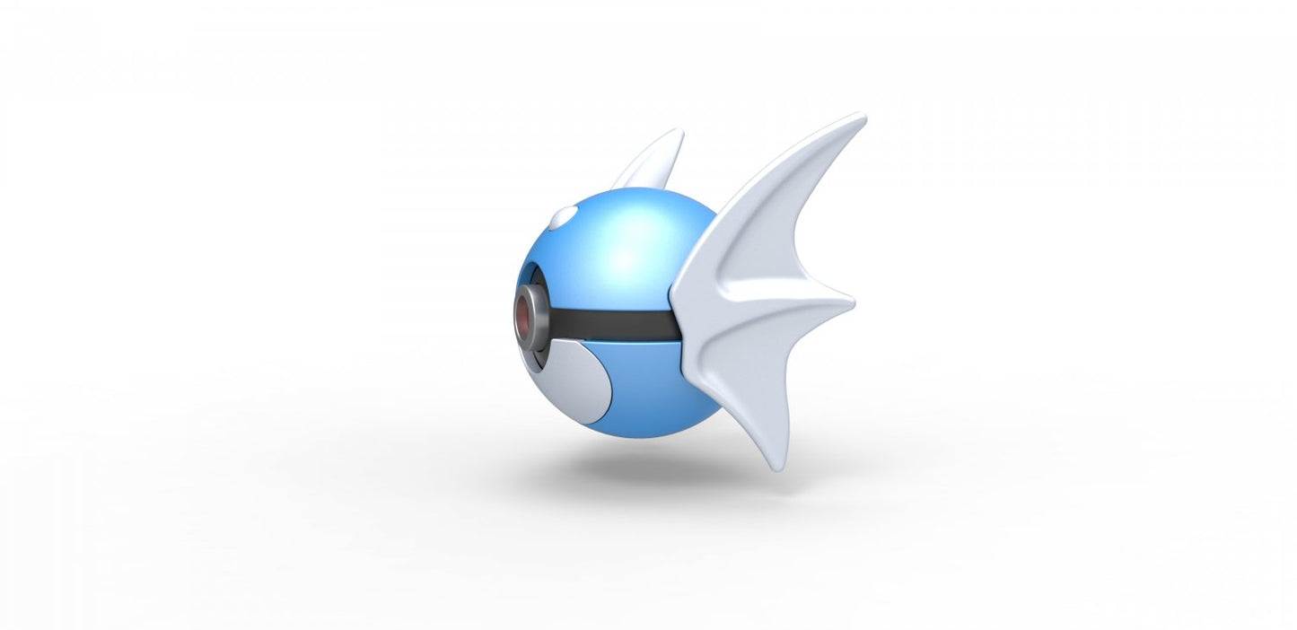 Imagen de Pokeball Artesanal Dratini parte de nuestra colección en Espadas y más, sitio oficial.
