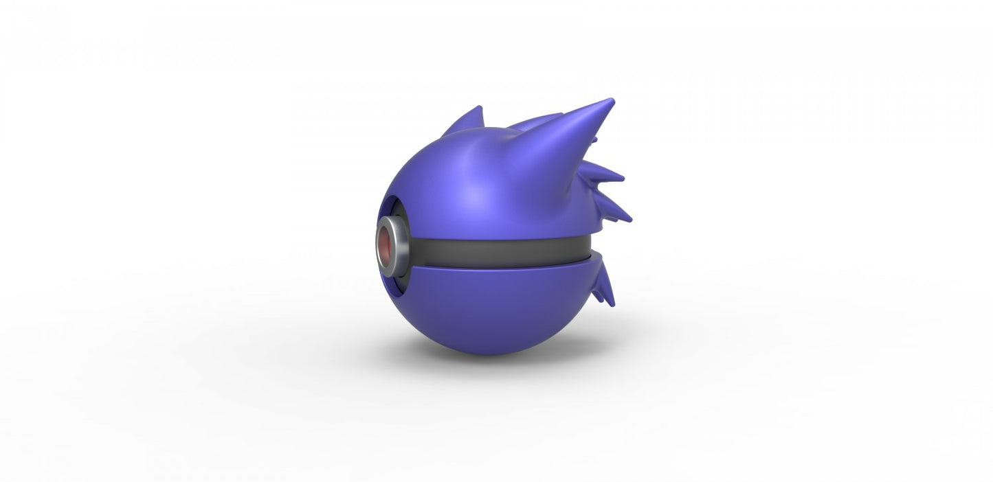 Imagen de Pokeball Artesanal Gengar parte de nuestra colección en Espadas y más, sitio oficial.
