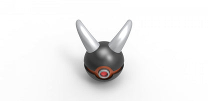 Imagen de Pokeball Artesanal Houndoom parte de nuestra colección en Espadas y más, sitio oficial. Esta imagen describe  pokeball