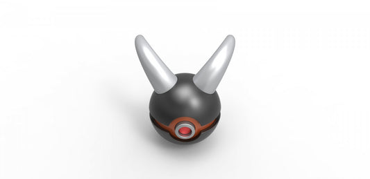 Imagen de Pokeball Artesanal Houndoom parte de nuestra colección en Espadas y más, sitio oficial. Esta imagen describe  pokeball