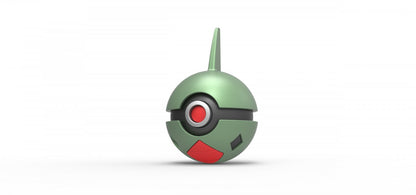 Imagen de Pokeball Artesanal Larvitar parte de nuestra colección en Espadas y más, sitio oficial. Esta imagen describe  pokeball