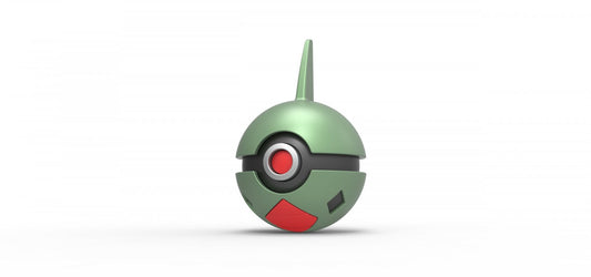 Imagen de Pokeball Artesanal Larvitar parte de nuestra colección en Espadas y más, sitio oficial. Esta imagen describe  pokeball