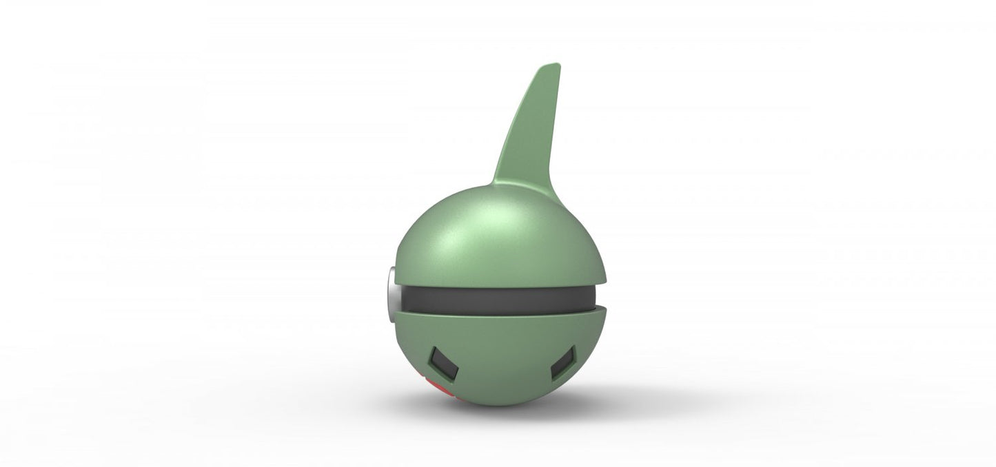 Imagen de Pokeball Artesanal Larvitar parte de nuestra colección en Espadas y más, sitio oficial. Esta imagen describe  pokeball