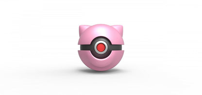 Imagen de Pokeball Artesanal Mew parte de nuestra colección en Espadas y más, sitio oficial. Esta imagen describe  pokeball