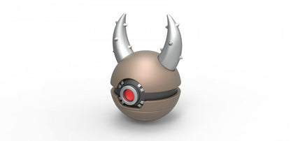 Imagen de Pokeball Artesanal de Pinsir parte de nuestra colección en Espadas y más, sitio oficial. Esta imagen describe  pokeball