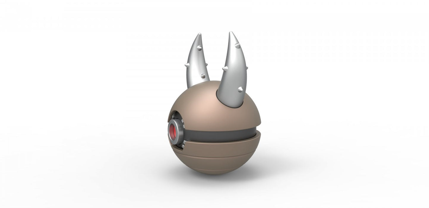 Imagen de Pokeball Artesanal de Pinsir parte de nuestra colección en Espadas y más, sitio oficial. Esta imagen describe  pokeball
